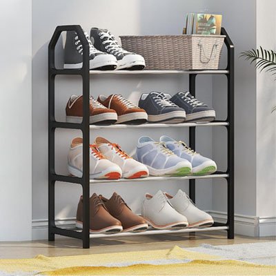 Rangement chaussures vu à niveau
